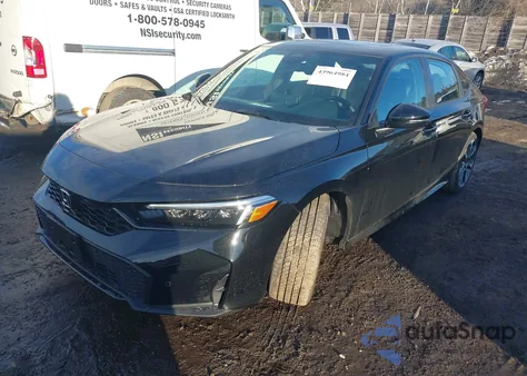 2025 Honda Civic Hybrid Sport/Sport Touring z USA, uszkodzony, nr VIN 2HGFE4F81SH341276